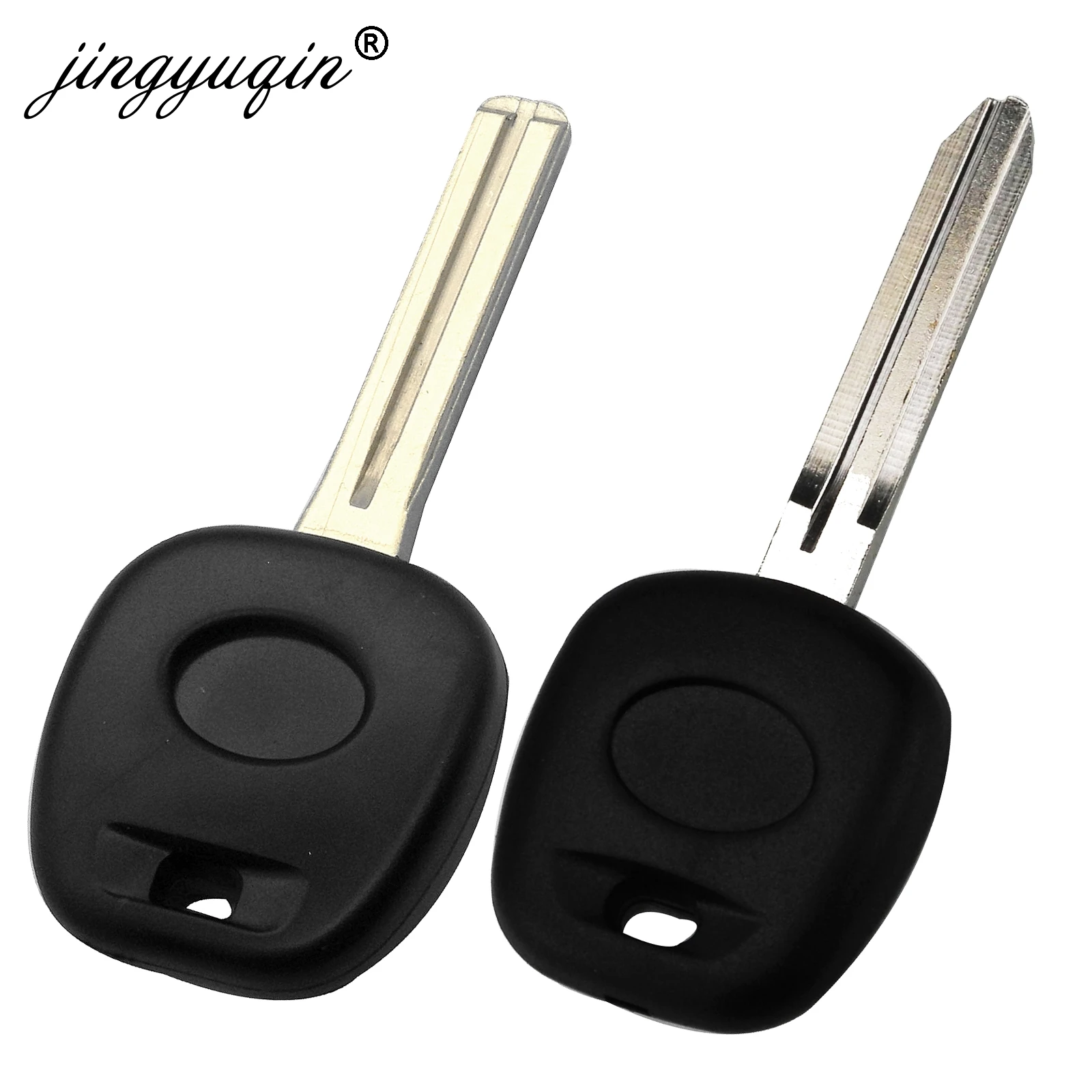 Jingyuqin 30 шт. пустой ключ транспондера оболочка для Toyota RAV4 PRADO COROLLA Camry Reiz Highlander Yaris