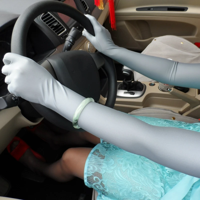 Классические Длинные атласные перчатки для взрослых Opera/Elbow/Pulse одноцветные