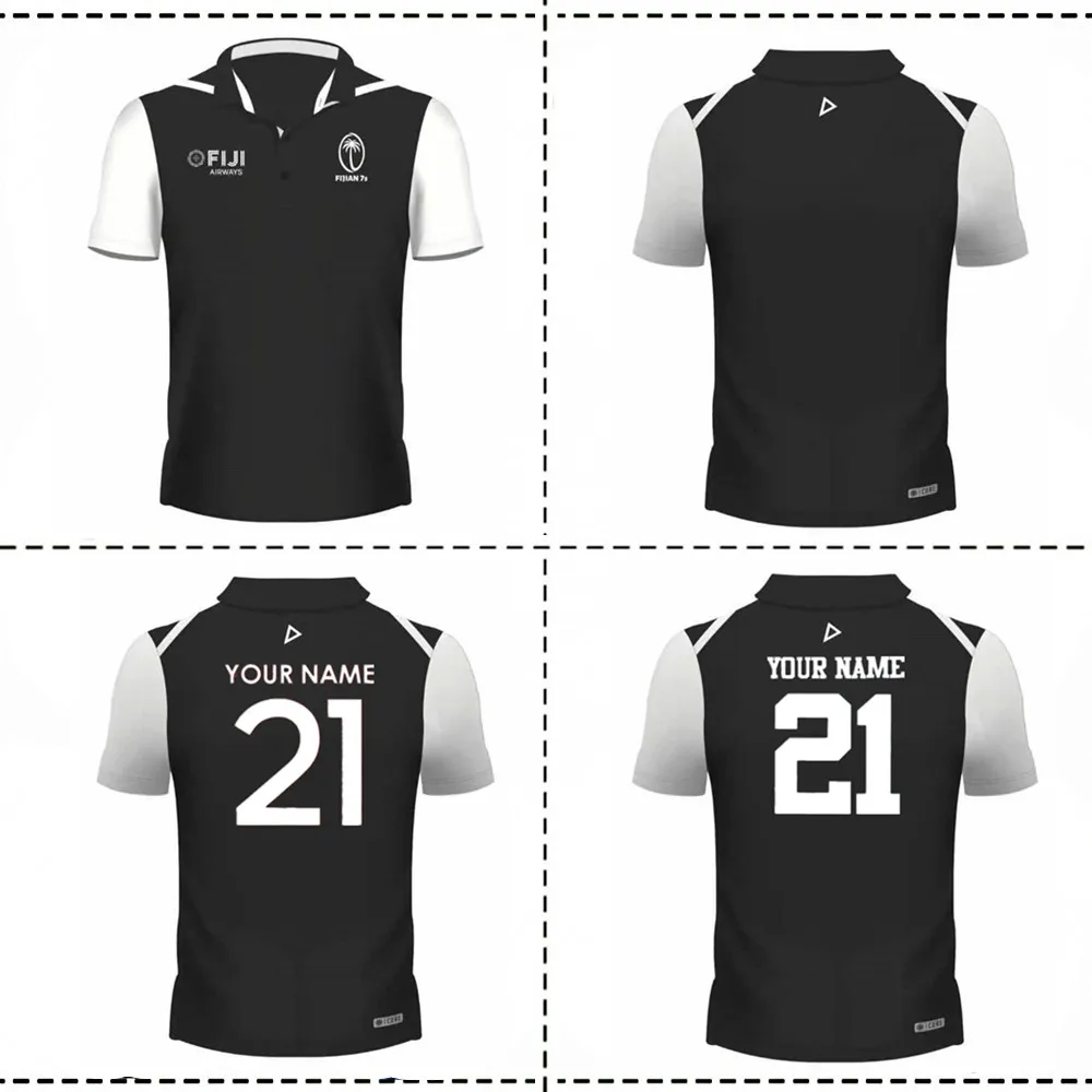 

2021 Фиджи SEVENS 7s футболка для регби Размер S-5XL