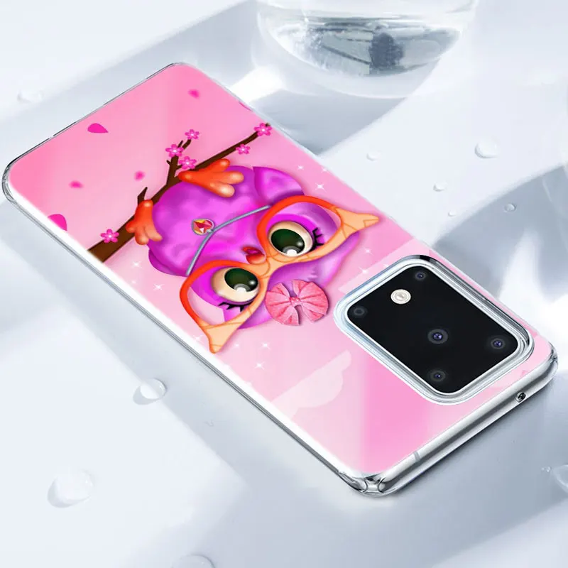 Милый мультяшный мягкий чехол для телефона Samsung Galaxy Note 10 20 S21 Ultra 5G S20 FE S10 Lite S10E S9 Plus