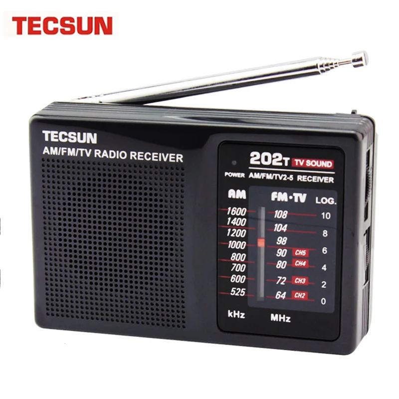 Оригинальный Tecsun бренд Tescun R 202T радио FM MW ТВ мини VS DE13 радио|Радиоприёмники| |