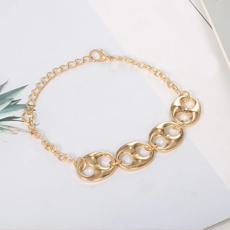 3 шт./компл. богемные браслеты индивидуальные круглые геометрические на цепочке