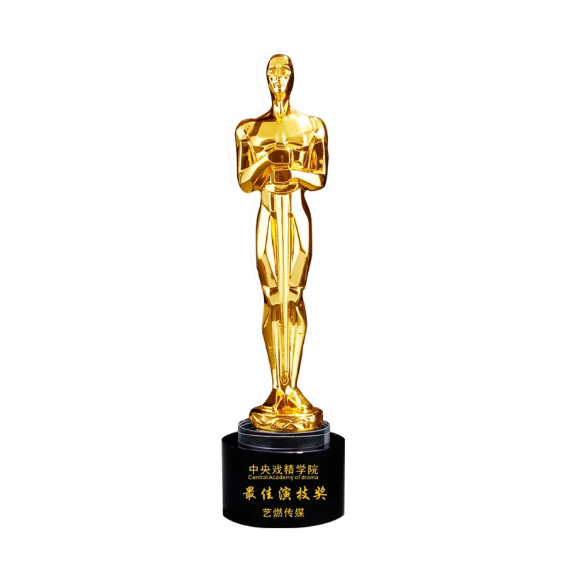 

2022 New for Oscar Small Gold Statue Trophy Customization High-End Creative Excellent Customization