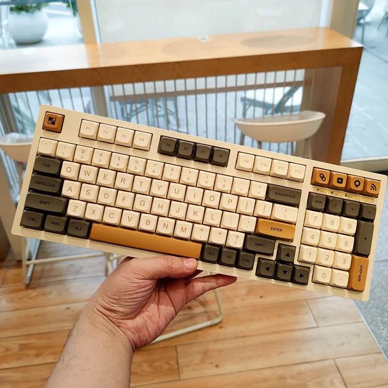 

125-key Shimmer Theme Keycaps PBT Sublimation XDA Highly Customized Mechanical Keyboard Keycaps Round Keycaps Cherry MX Switch