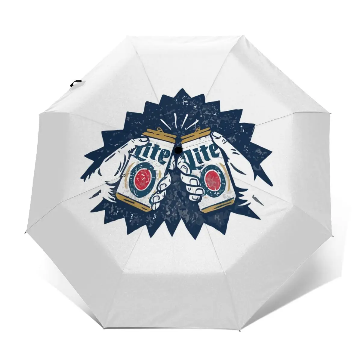 

Craft Beer Umbrella Colorful Windshield Umbrella Automatic Art Folding Camping Umbrella
