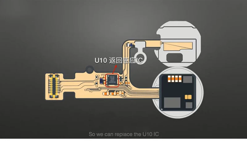 G-lon U10 отпечатков пальцев IC для iPhone 7 7Plus ремонт отпечатков пальцев проблема возврата