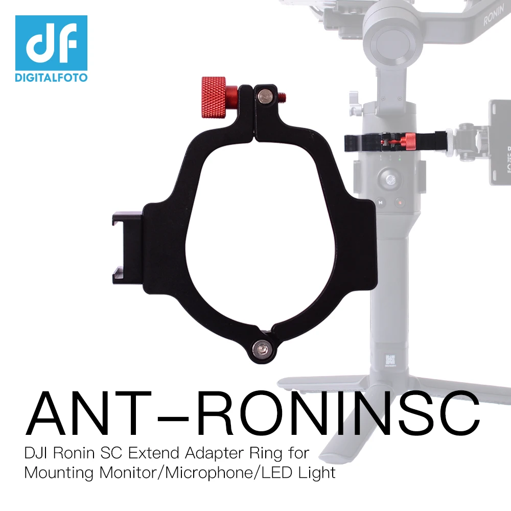 DF DIGITALFOTO ANT адаптер Удлинительное Кольцо с зажимом с холодным башмаком для DJI RONIN SC Gimbal монтажный микрофон/светодиодный свет/монитор
