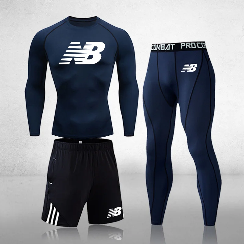 Мужской спортивный костюм Рашгард для MMA быстрое высыхание Спортивная