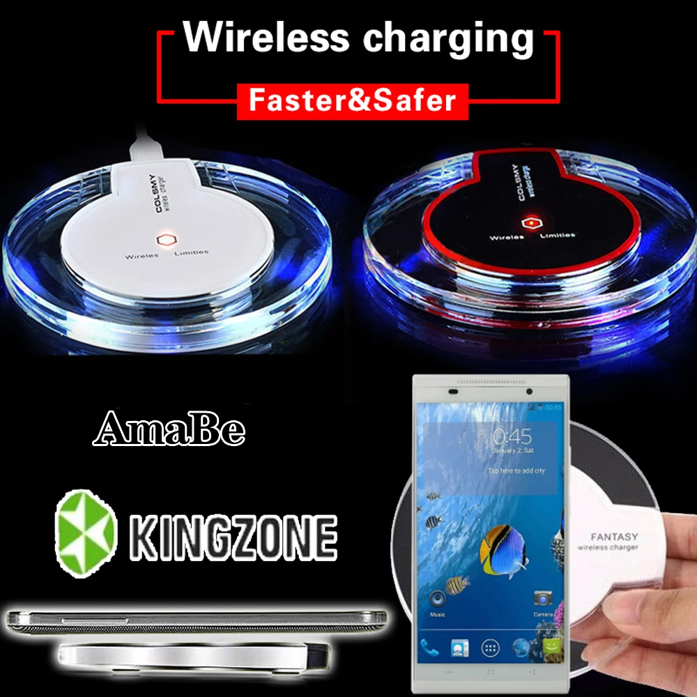 Универсальное беспроводное зарядное устройство QI коврик док станция для Kingzone