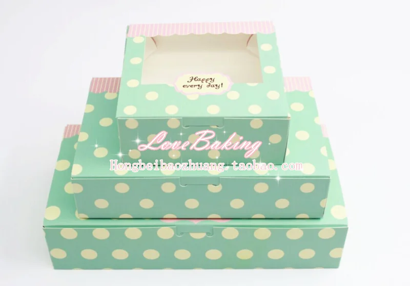 20 шт. высококачественные коробки для торта с принтом кексов маффинов муссов