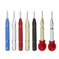 5 inch automatic center pin punch spring loaded mark starting holes tool for wood metal indentation mark hand tool center punch