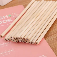 18 pcsbox creative painting log pencil with eraser for school student hb black pencils kids writing office stationery pencil
