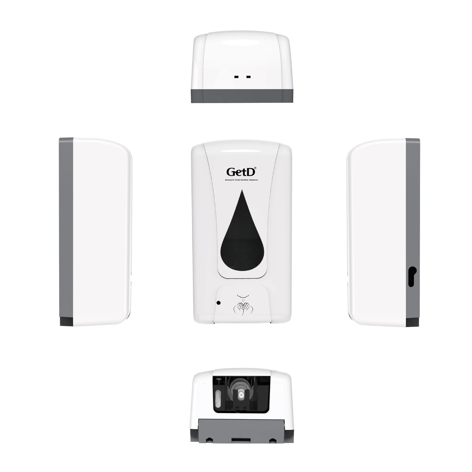 

1200ml Automatic Soap Dispenser Wall Mounted Hand Sanitizer Dispenser Touchless Sensor Dispenser Soap for Home Hotel School