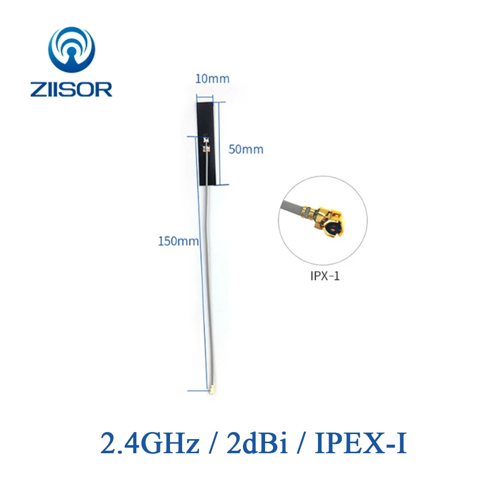 10 шт. встроенная антенна Wi-Fi 2 4 ГГц PCB Внутренняя Bluetooth 2400 м IPX IPEX TX2400-PCB-5010 |
