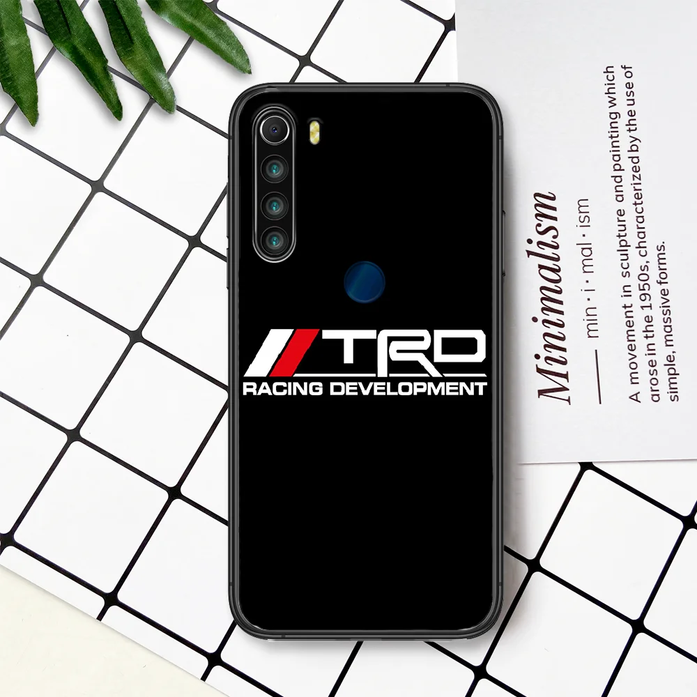 

Car Sport Toyota Tro Luxury Logo Phone Case For Xiaomi Redmi Note 7 8 8T 9 9S 4X 7 7A 9A K30 Pro Ultra black Prime Luxury Coque