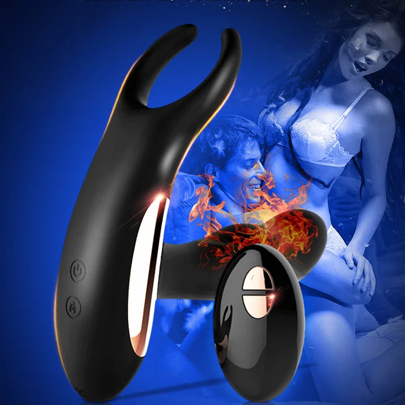 Мужской Вибратор для массажа простаты Анальная пробка Силиконовая