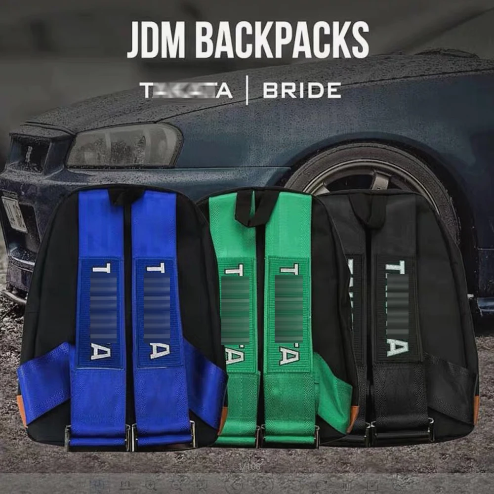 Для JDM Style Racing тканевые ремни стиль для TAKATA рюкзак автомобиля canvassetка в багажник