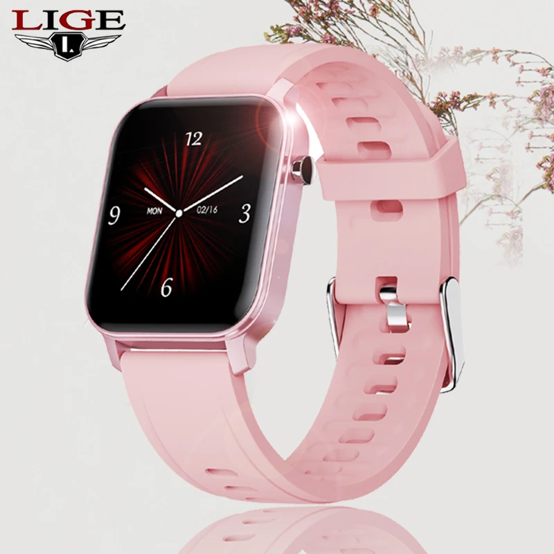 

LIGE 2020 New Smart Watch Women Heart Rate Blood Pressure Monitor fitness tracker Smart Bracelet Sport Watch pedometer Smartband