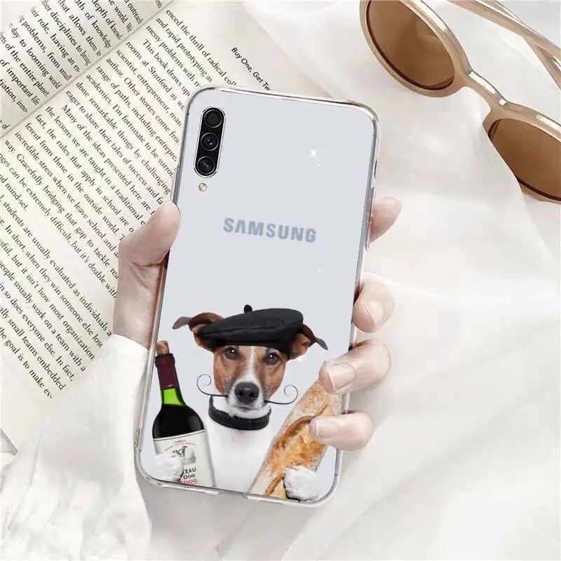 

Jack Russell Terrier Dog Phone Case Transparent for Samsung A71 S9 10 20 HUAWEI p30 40 honor 10i 8x xiaomi note 8 Pro 10t 11