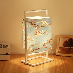 Chinese style country table lamp LED E27 with 2 styles art deco vintage desk lamp for study bedroom parlor shop cafe restaurant