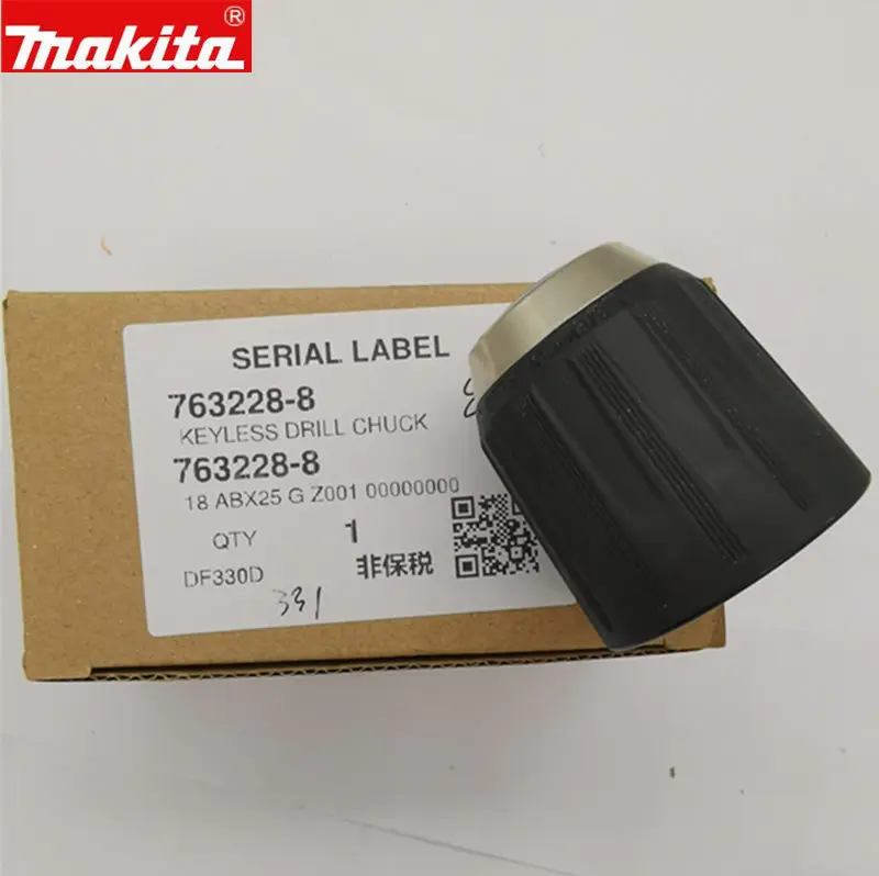 MAKITA 763228 8 766007 3 0 10 мм 3/8 24UNF бесключевой ударный сверлильный патрон для DF330D FD02W AD02W