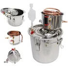 8GAL 35L эффективный дистиллятор Alambic Moonshine алкоголь из нержавеющей меди DIY для домашнего пивоварения воды вина Эфирное масло комплект для пивоварения