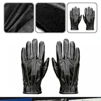 anti slip outdoor supplies heavy duty touchscreen faux leather gloves for male