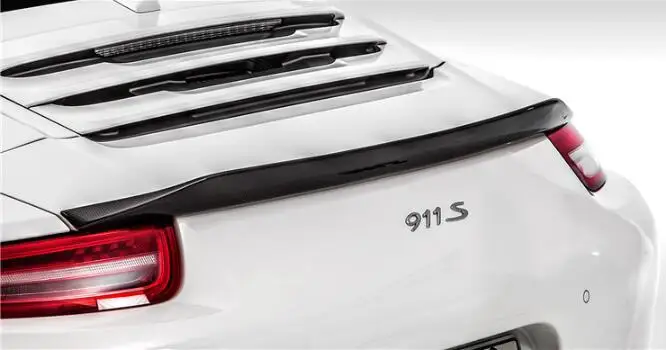 Заднее крыло автомобиля из настоящего углеродного волокна фотоэлемент для Porsche