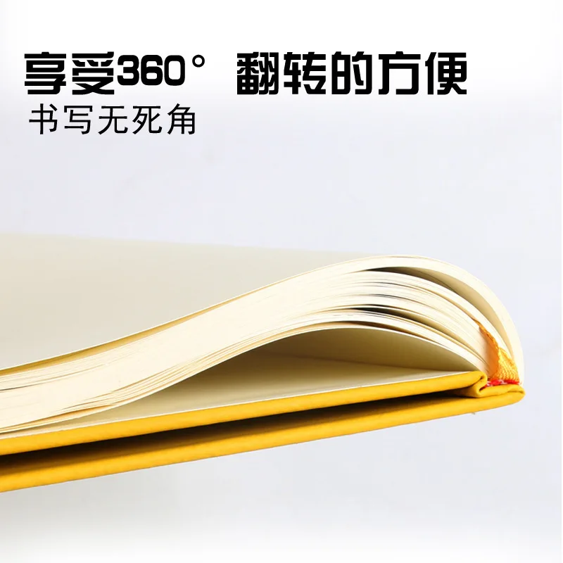 

A5 Bullet Notebook Journal Stationery Supplies Retro Elastic Bandage Hardcover Solid Color Ink-proof Thick Paper Diary