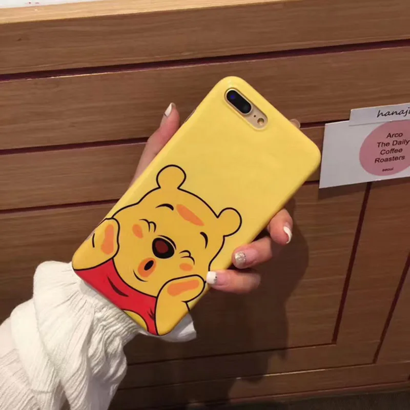 3D мультфильм маленький Стич волосы мяч шнур силиконовый чехол для iPhone 7 8 X XR XS MAX 6 plus samsung Galaxy S10 S9 S8 Note 9 чехол - Цвет: C