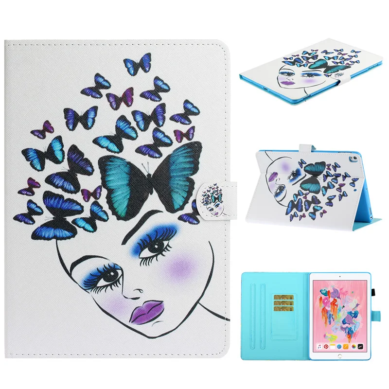 case Магнитный чехол для iPad Pro 10,5 /iPad Air 10,5 Coque кожаный смарт-чехол для iPad 10,2 7-го поколения Capa Funda - Цвет: case