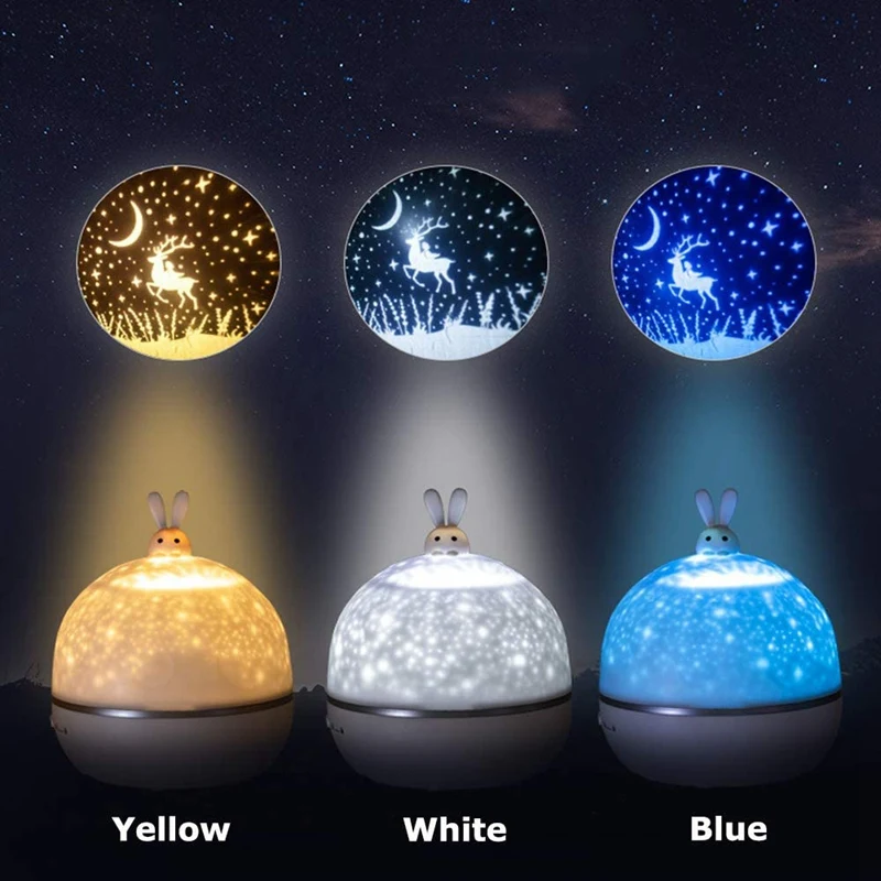 

Night Lights Projector for Kids,Rotating Star Light Projector 8 Projection Films LED Night Lights for Party Birthday