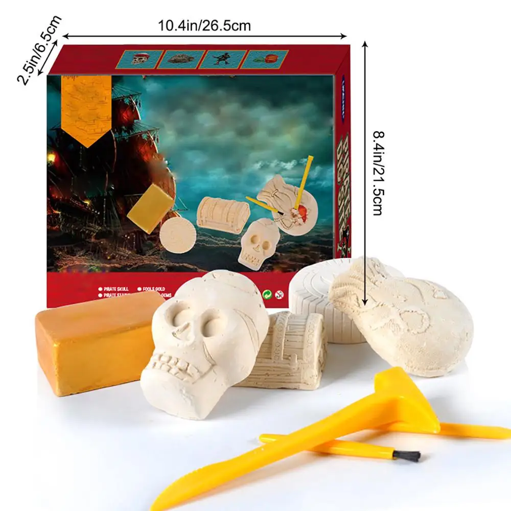 

1PC Kid DIY Archaeological Excavation Egyptian Antique Dig Up Kit Excavation Set Educational Educational Toys Set Christmas Gift