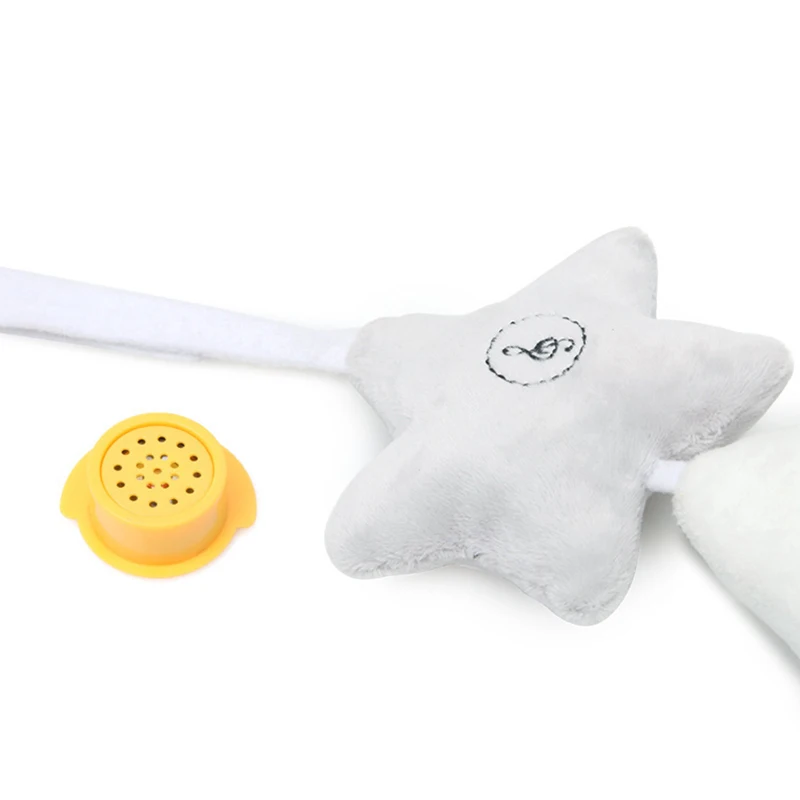 

Baby Toys for Stroller Music Star Jingles When Shook Crib Hanging Newborn Mobile Rattles Cute Educational Plush Toys