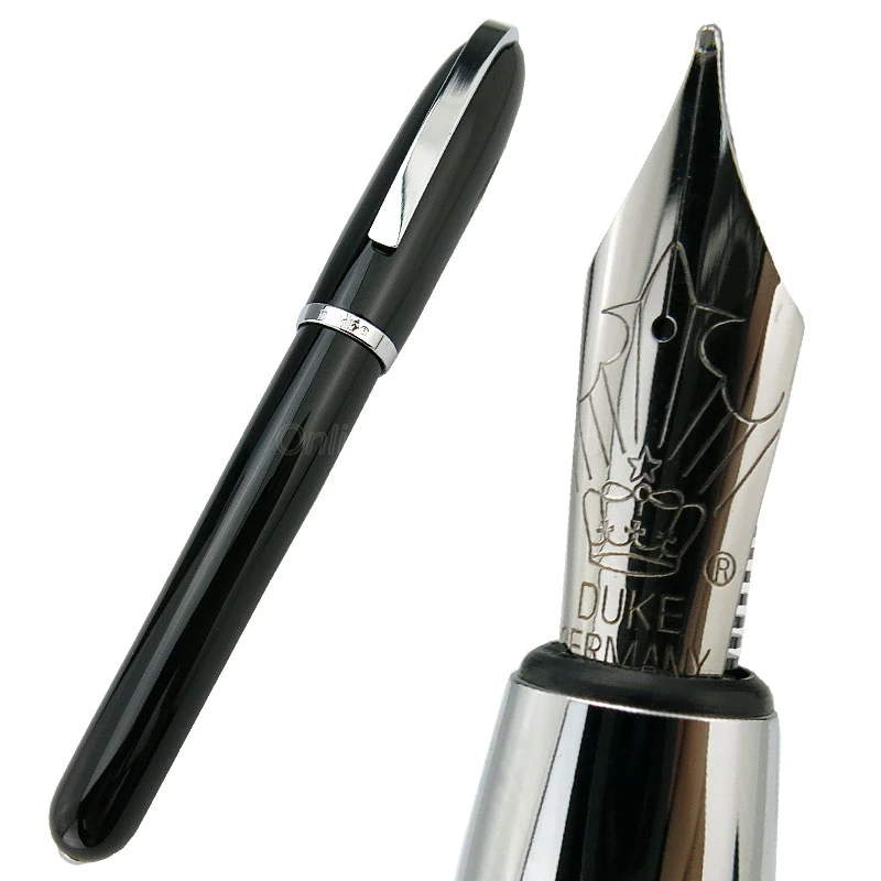 Элегантная черная перьевая ручка Duke США ВВС один самолет иридиевое среднее перо