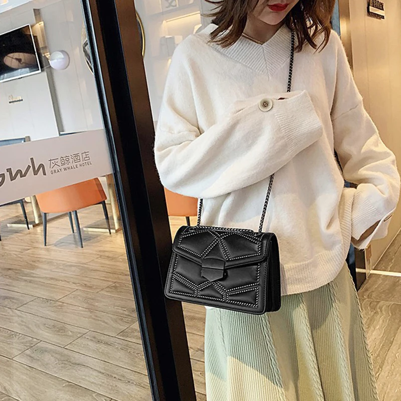 

Многоцветная текстурированная сумка через плечо, Осень-зима и зима, популярный стиль, простая водоотталкивающая вместительная сумка-мессе...