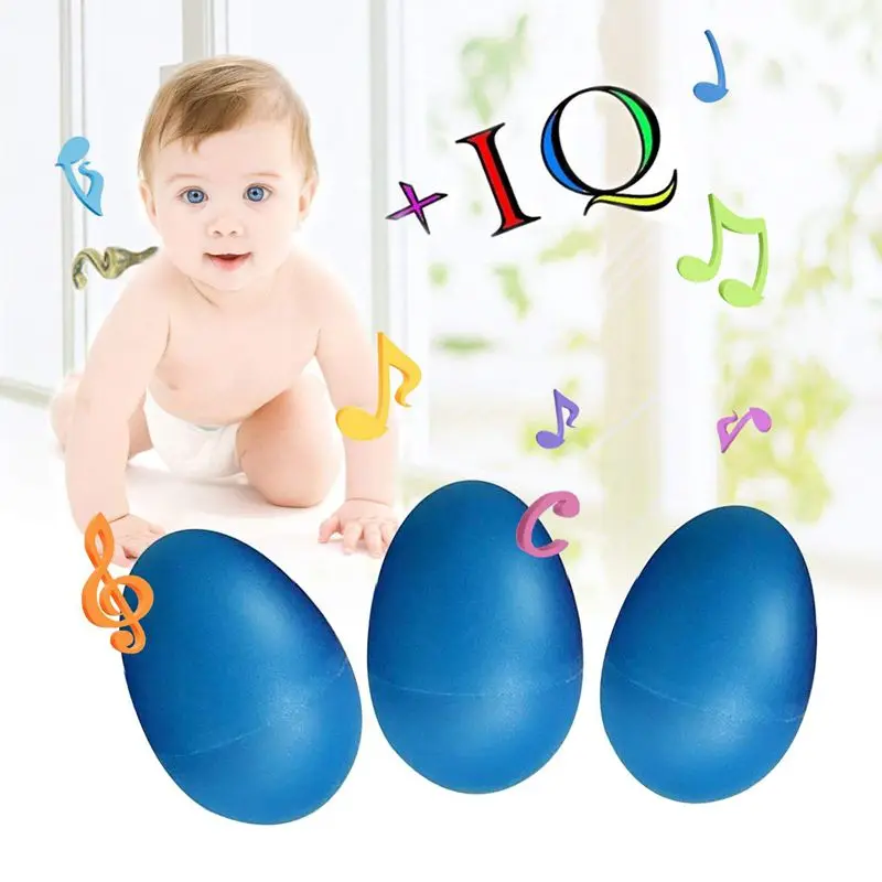 

12pcs Plastic Egg Shakers Set with 4 Different Colors,Percussion Musical Egg Maracas Child Kids Toys