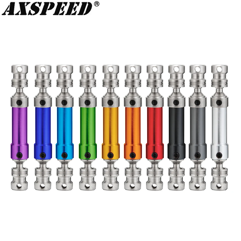 

AXSPEED 1 пара CVD приводной вал 80 мм металлический задний вал для 1/10 RC Rock Crawler Car Axial SCX10 1/12 WLtoys 12428 12423 FY03 12628