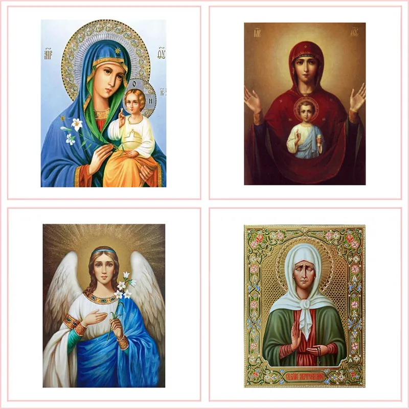 Яркие бабочки Слон Цветок портрет замок узор 5d алмазная картина вышивка