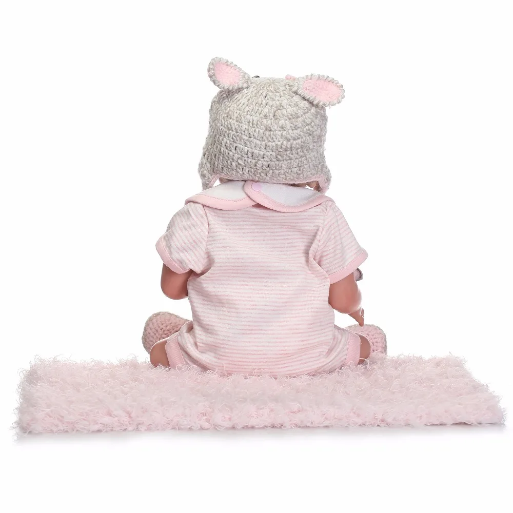 20-дюймовая Реалистичная кукла Reborn Baby Twins 50 см Спящая девочка и проснущаяся
