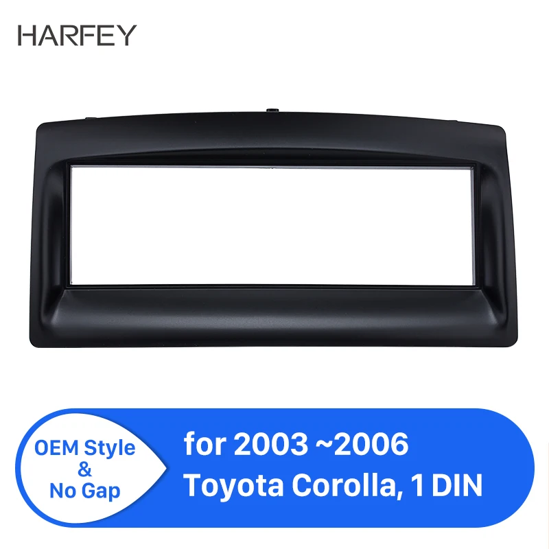 Комплект крышек для установки автомагнитолы 1Din с рамкой 2003 2004 2005 2006 Toyota Corolla