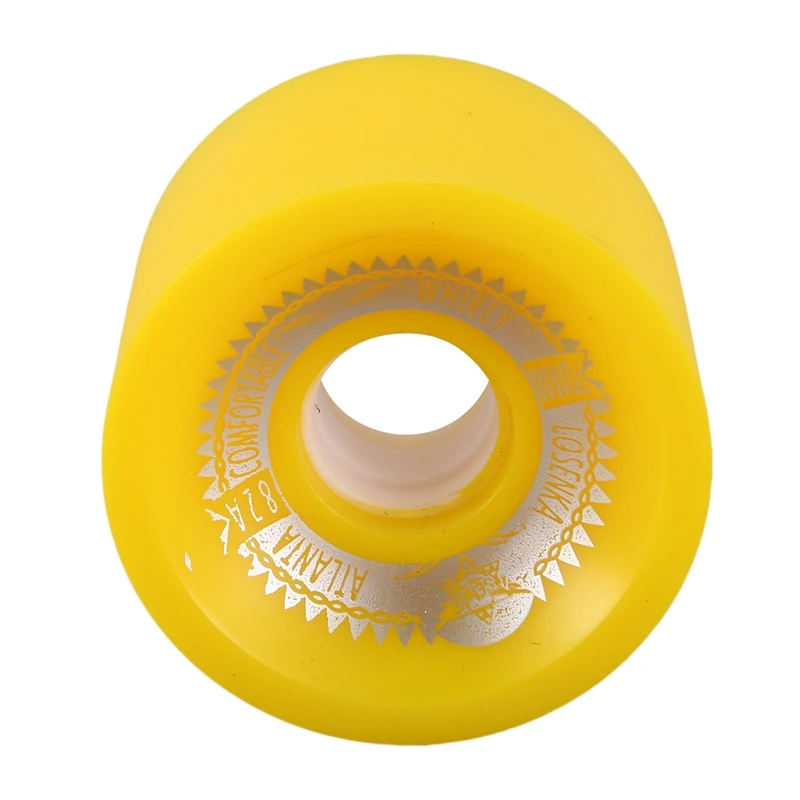 

Hot 4pcs/Set 82A Skateboard Wheel Electric Longboard Wheels Double Rocker board Wheels 70x51mm