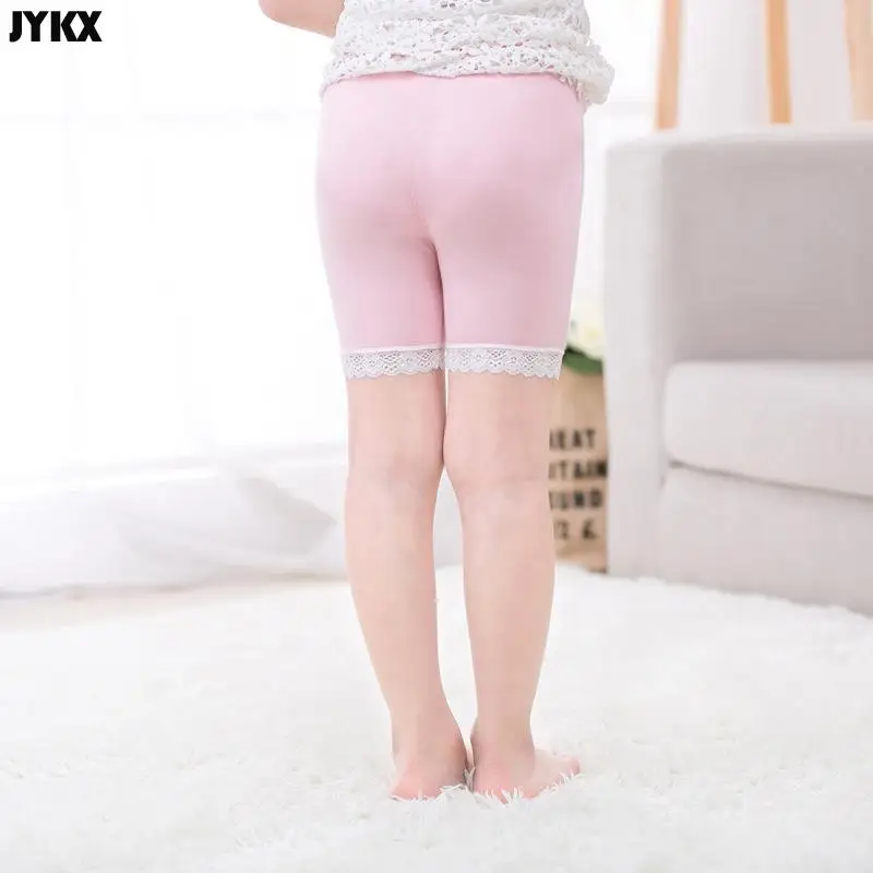 Лидер продаж новые детские шорты для девочек кружевные брюки из модала Защитные