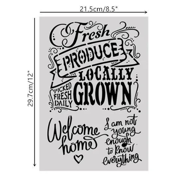 DIY живопись многоразовые художественные трафареты шаблоны для стены мебель