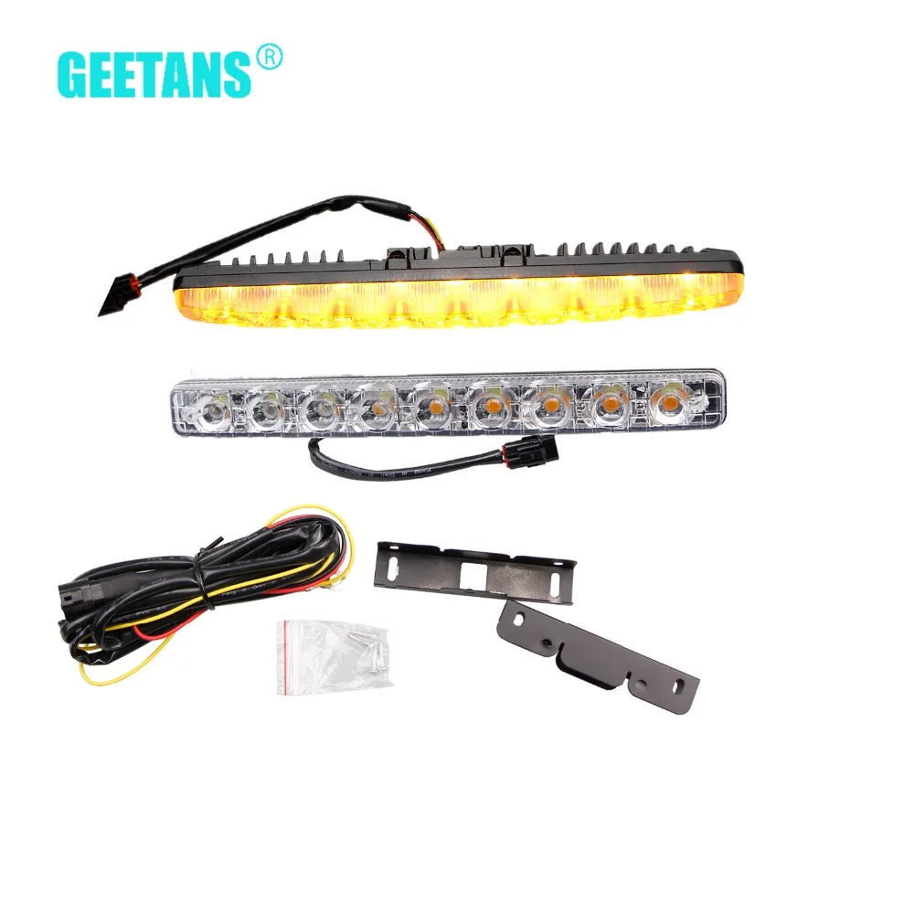 Дневные ходовые огни GEETANS 2 шт./компл. универсальные водонепроницаемые ДХО