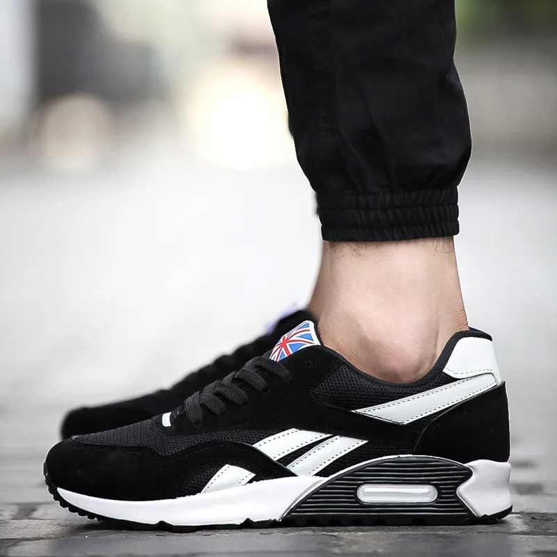 Модная Летняя мужская спортивная обувь Повседневная дышащая прогулочная Обувь