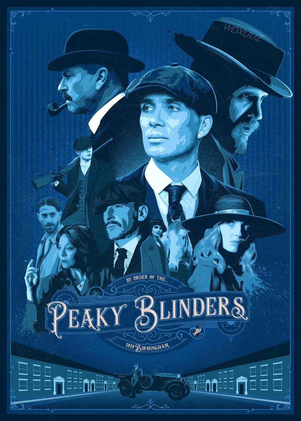 Популярный британский Бандитский Гангстер сериал Peaky Blinders семейная декоративная живопись постер настенное искусство без рамки o872