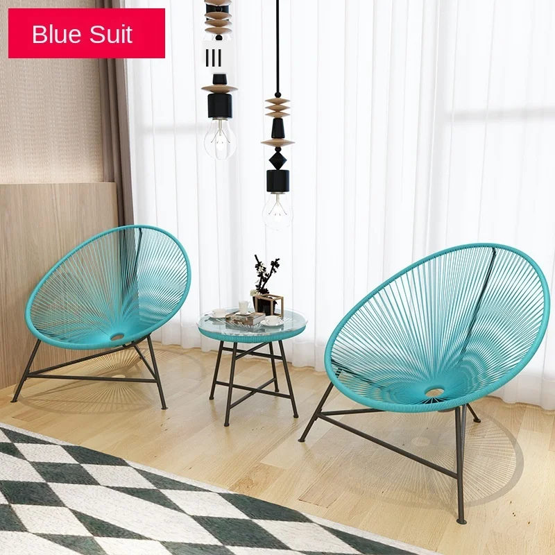 3 шт./компл. балкон кафе стол и стулья набор креативный дышащий луна стул Тяжелая