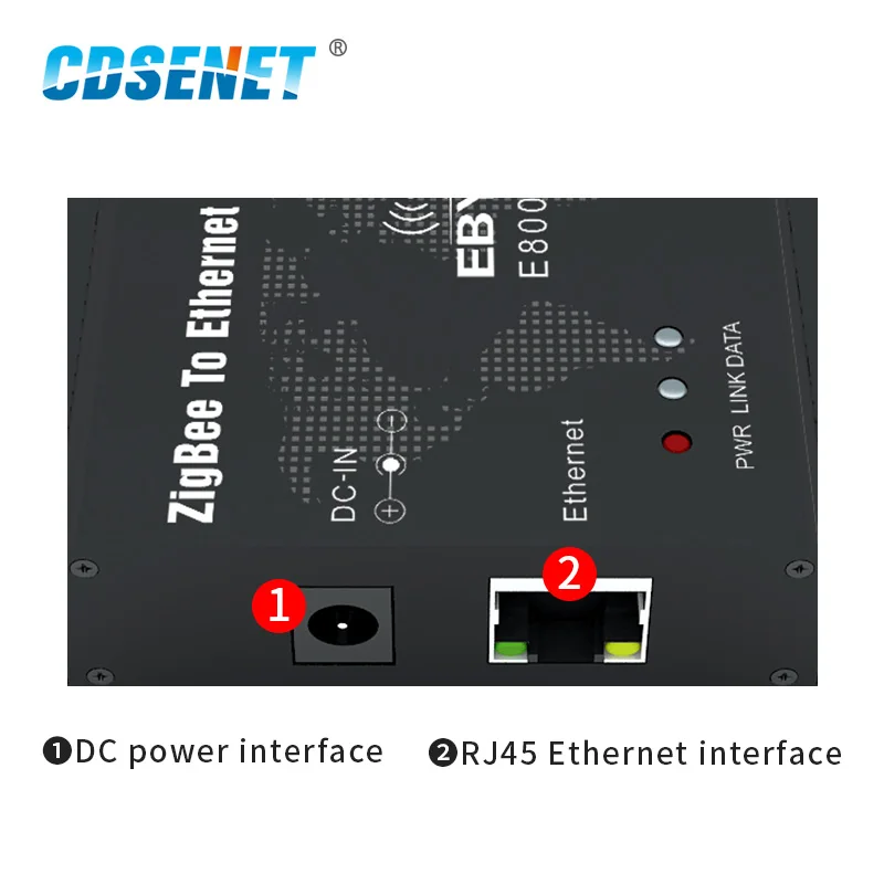 CC2530 ZigBee Ethernet Wireless Data Transceiver Module 27dBm TCP UDP Long Range Ad Hoc Network 500mW Transmitter and Receiver