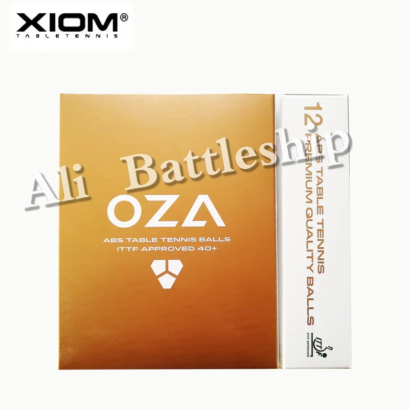 

ORIGINAL XIOM ABS+ 3 Star 40+ POLY Seamed Ball Table Tennis ball / ping pong ball 12pcs/box